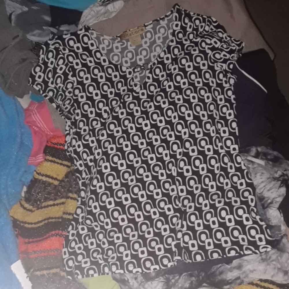 Nice Notations blouse small.